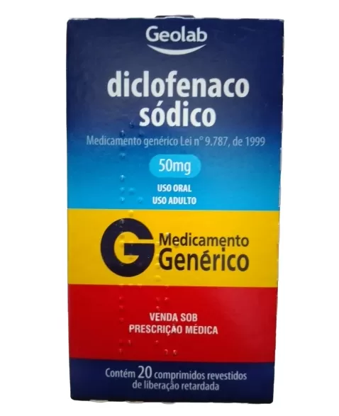 DICLOFENACO SODICO 50MG 20COMP