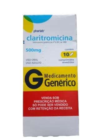 CLARITROMICINA 500MG C/10COMP REV