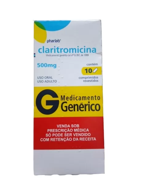 CLARITROMICINA 500MG C/10COMP REV