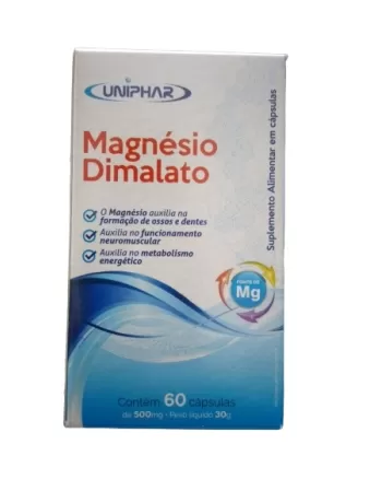 MAGNESIO DIMALATO 60 CAP 500MG(48)