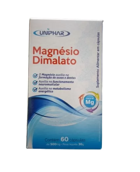 MAGNESIO DIMALATO 60 CAP 500MG(48)