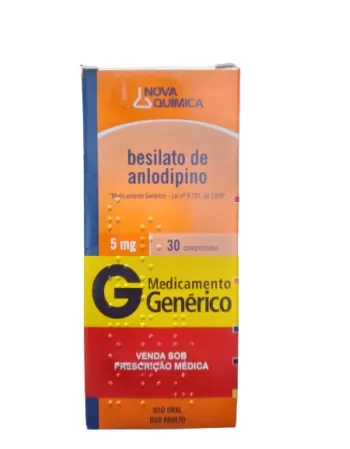 BESILATO DE ANLODIPINO 5MG C/30 COMP