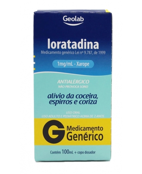 Loratadina 1mg1ml 100ml 24