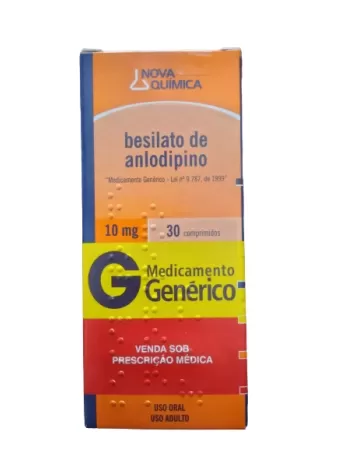 BESILATO DE ANLODIPINO 10MG C/30 COMP