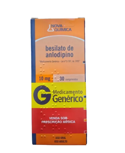 BESILATO DE ANLODIPINO 10MG C/30 COMP