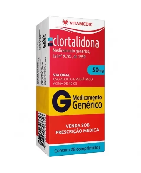 GEN CLORTALIDONA 50MG 2X14COMP