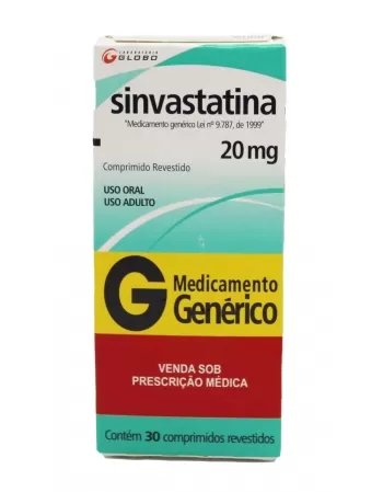 SINVASTATINA 20MG 30COMP (200)