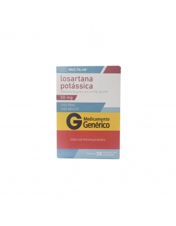 GEN LOSARTANA POTASSICA 50MG 30COMP