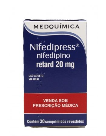 NIFEDIPRESS - NIFEDIPINO 20MG 30COMP (96)