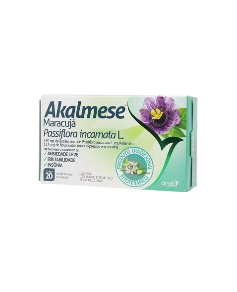 AKALMESE-PASSIFLORA INCARNATA 360MG 20COMP (50)