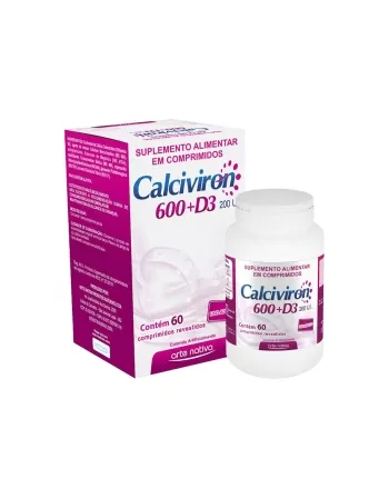 CALCIVIRON 600 + VIT D 60 COMP (24)