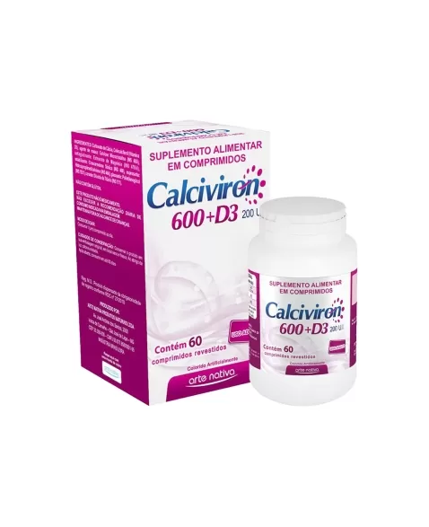 CALCIVIRON 600 + VIT D 60 COMP (24)