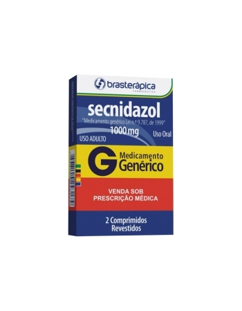 SECNIDAZOL 1000MG C/2COMP (160