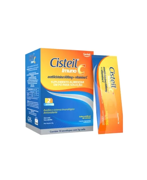 CISTEIL IMUNO C 600MG+ VITAM C 10ENV(48)