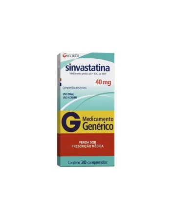 SINVASTATINA 40MG 30COMP (200)