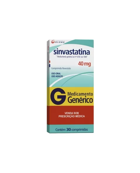 SINVASTATINA 40MG 30COMP (200)