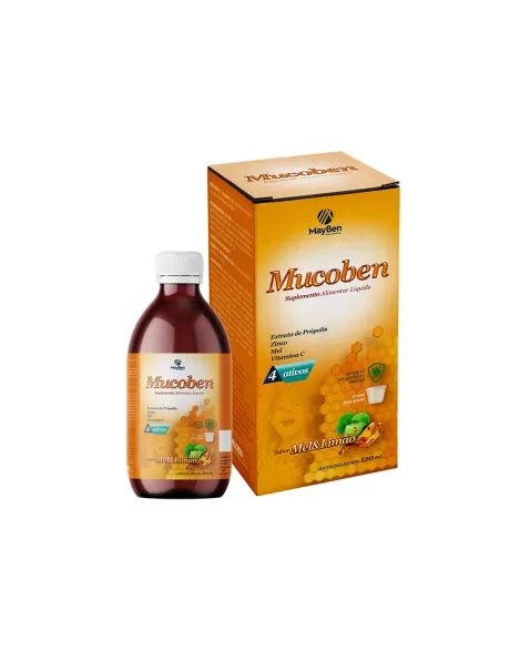 MUCOBEN C/ 120ML XPE SABOR MEL E LIMAO