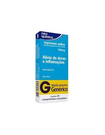 GEN NAPROXENO 550MG 10COMP