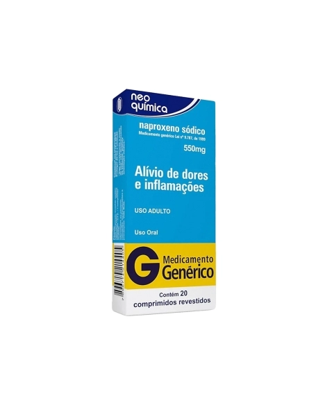 GEN NAPROXENO 550MG 10COMP