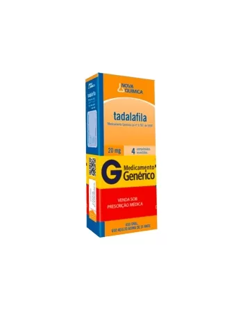 TADALAFILA 20MG 4COMP (60)