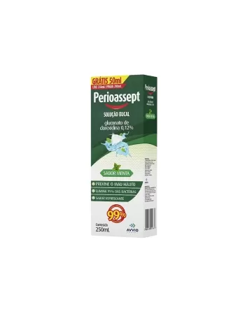 PERIOASSEPT MENTA EXTRA FORTE C/ ALCOOL 250ML