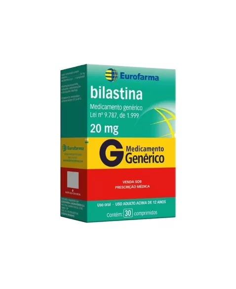 BILASTINA 20MG 30COMP