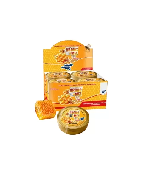 PASTILHAS BRONCMEL DIET MEL&GENGIBRE 50G(12)