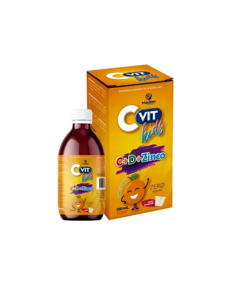 CVIT VITAMINA C+D+ZINCO XPE KIDS SABOR LARANJA 120ML