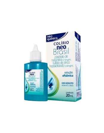 COLIRIO NEO BRASIL-NAFAZOLINA+ZINCO 20ML (100)