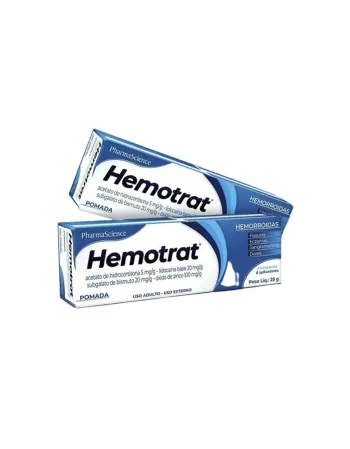 HEMOTRAT - HIDRO+LIDOC+BISM+OXID POM C/6 APLIC 25G (90)