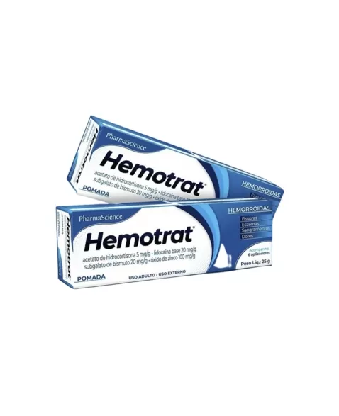 HEMOTRAT - HIDRO+LIDOC+BISM+OXID POM C/6 APLIC 25G (90)