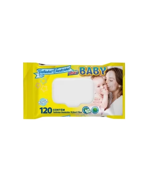 TOALHA UMEDECIDA USE IT BABY C/120 UND(12)