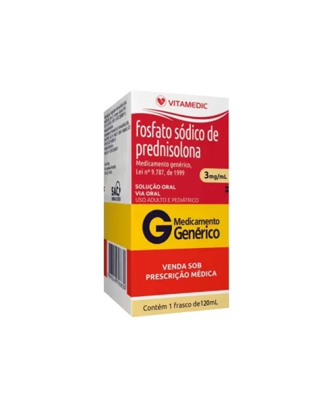 FOSFATO PREDNISOLONA 3MG/ML 120ML (60)