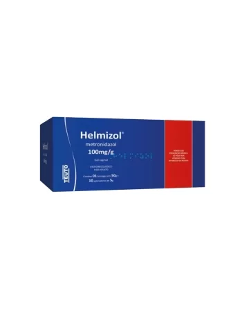 HELMIZOL 100MG GEL VAG C/10APL 50G (25)