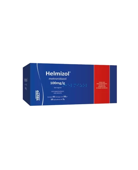 HELMIZOL 100MG GEL VAG C/10APL 50G (25)