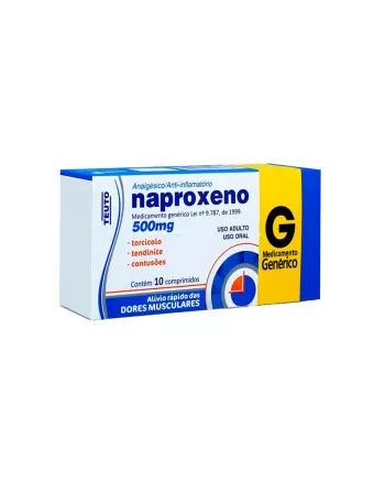 NAPROXENO 500MG C/10COMP (100)