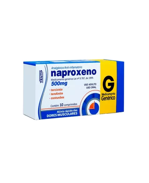 NAPROXENO 500MG C/10COMP (100)