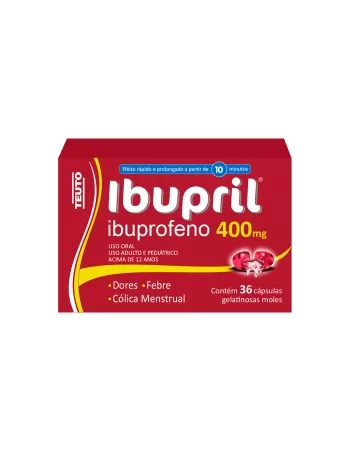 IBUPRIL - IBUPROFENO 400MG C/36CAPS (20)