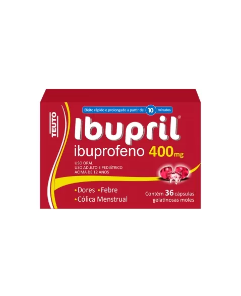 IBUPRIL - IBUPROFENO 400MG C/36CAPS (20)