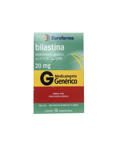 BILASTINA 20MG 15COMP