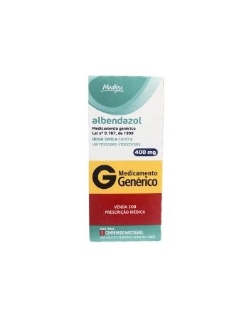 ALBENDAZOL 400MG 01COMP