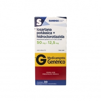 LOSARTANA POT+HIDR 50MG+12,5MG 30COMP
