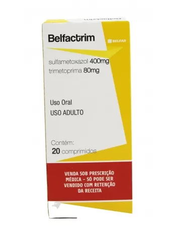 BELFACTRIM - SULFAMETOXAZOL + TRIMETOPRIMA C/20 CO