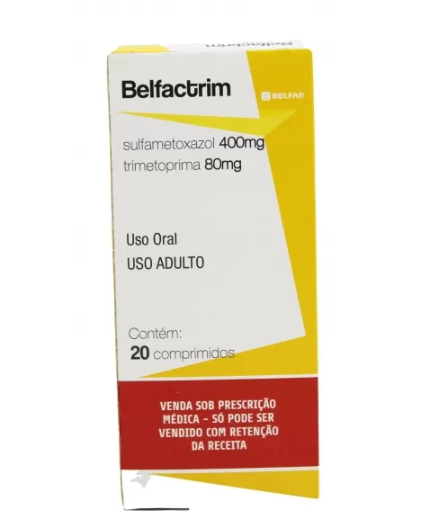 BELFACTRIM - SULFAMETOXAZOL + TRIMETOPRIMA C/20 CO
