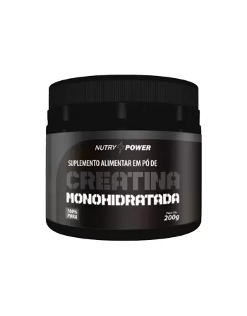 CREATINA MONOHIDRATADA PURA 200G NUTRYPOWER