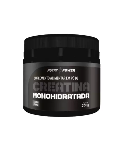 CREATINA MONOHIDRATADA PURA 200G NUTRYPOWER