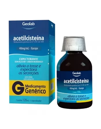 ACETILCISTEINA ADT 40MG/ML 120ML (40)