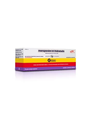 MEROPENEM TRIIDRATADO 1G IV C/25AMP