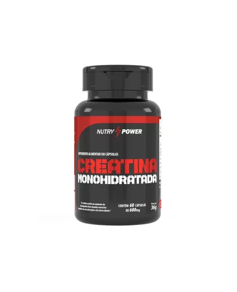 CREATINA MONOHIDRATADA PURA 600MG 60CPS NUTRYPOWER