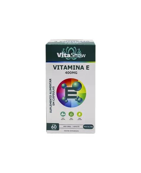 VITASHOW VITAMINA E 400MG 60 CAPS